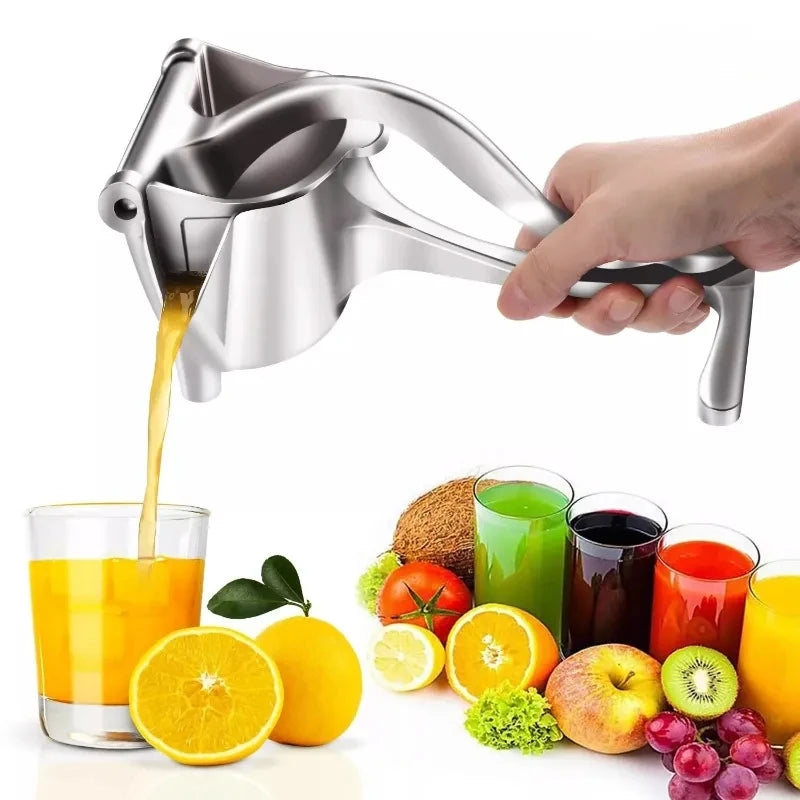Elevate Your Juice Experience with the 2024 Manual Aluminum Alloy Juice Squeezer - Perfect for Pomegranates, Oranges, Lemons, and More!