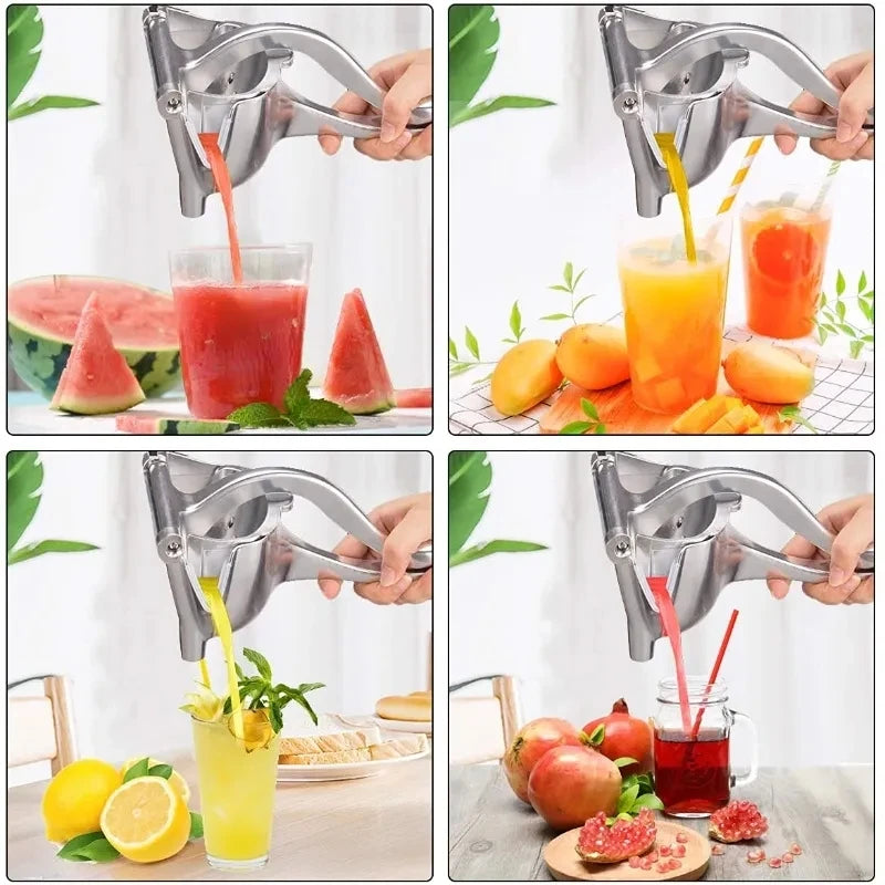 Elevate Your Juice Experience with the 2024 Manual Aluminum Alloy Juice Squeezer - Perfect for Pomegranates, Oranges, Lemons, and More!