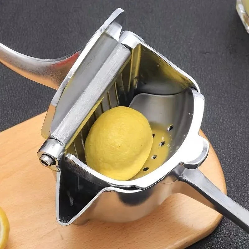 Elevate Your Juice Experience with the 2024 Manual Aluminum Alloy Juice Squeezer - Perfect for Pomegranates, Oranges, Lemons, and More!