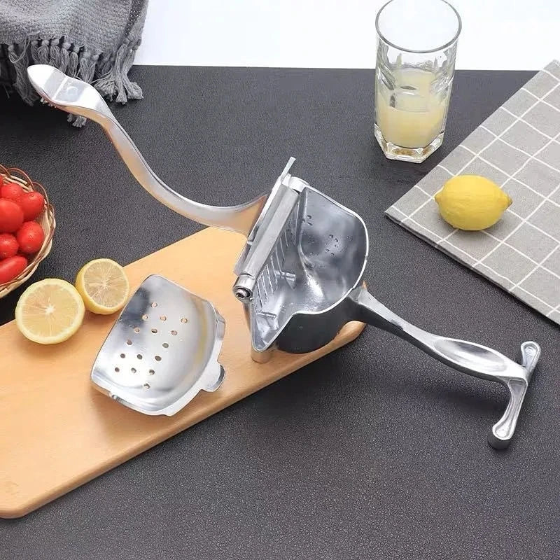 Elevate Your Juice Experience with the 2024 Manual Aluminum Alloy Juice Squeezer - Perfect for Pomegranates, Oranges, Lemons, and More!