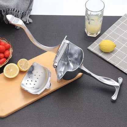 Elevate Your Juice Experience with the 2024 Manual Aluminum Alloy Juice Squeezer - Perfect for Pomegranates, Oranges, Lemons, and More!